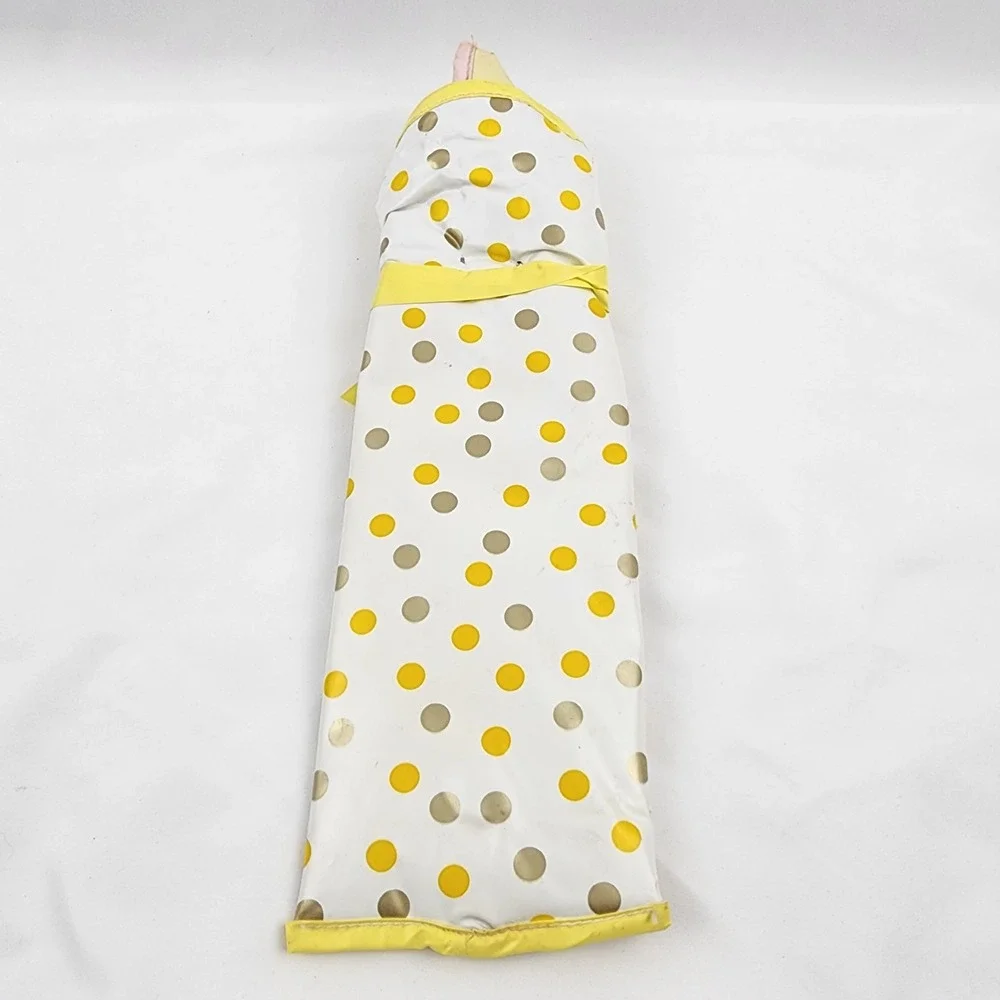 Vtg 1950s Baby Infant Bottle Warmer‎ Doll Face Insulated Vinyl 12 In zipper